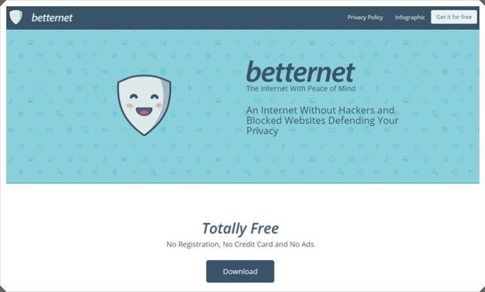 Безлимитный бесплатный VPN – Betternet