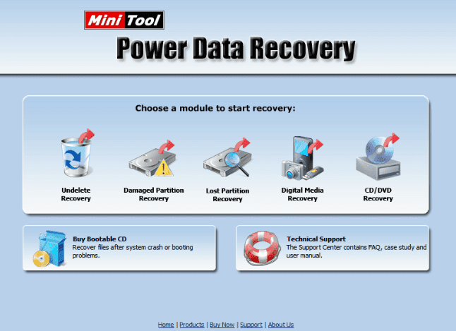 Восстановление данных MiniTool Power