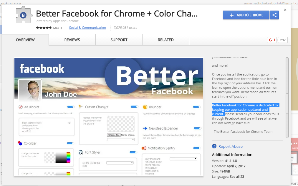 Лучший Facebook для Chrome