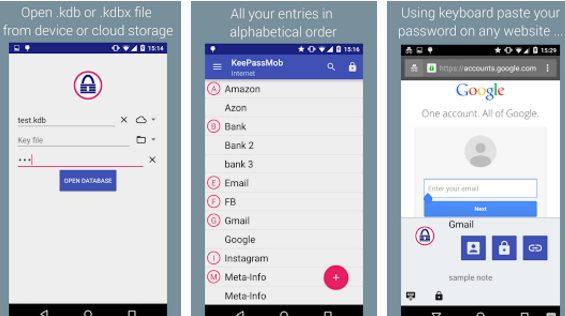 Менеджер паролей KeePassMob