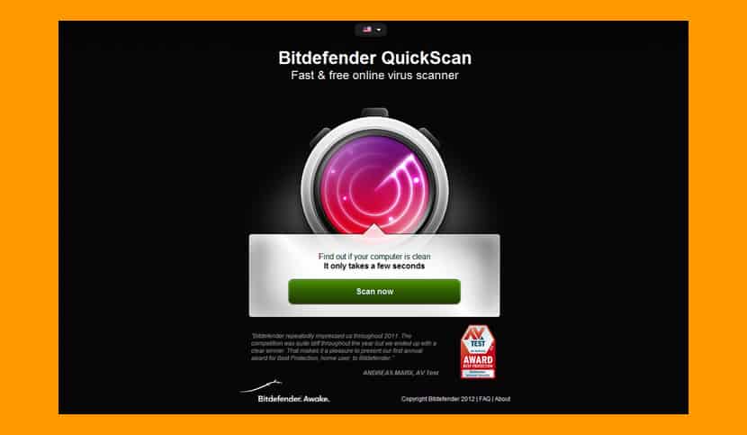 Быстрое сканирование Bitdefender