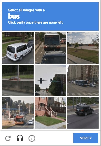 Разрешите CAPTCHA