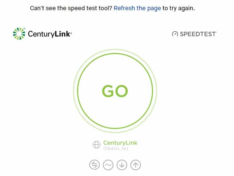 Тест скорости Centurylink