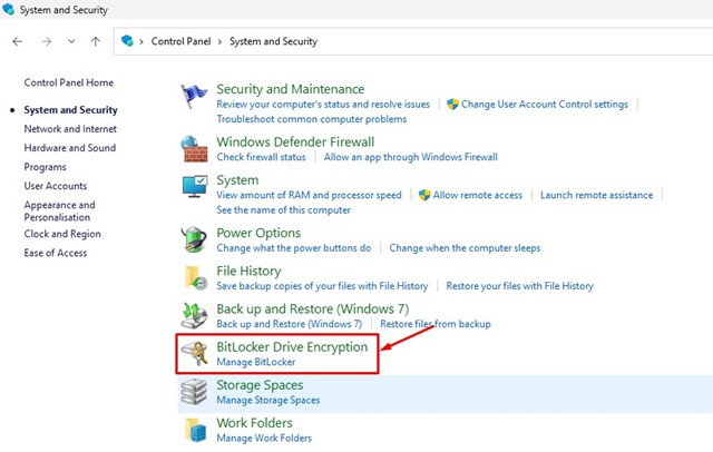 Шифрование диска BitLocker