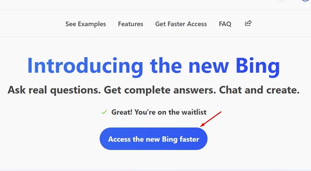 Получите доступ к новому Bing быстрее