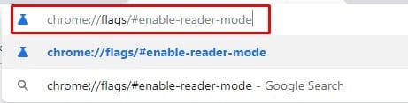 Откройте «chrome://flags/#enable-reader-mode»