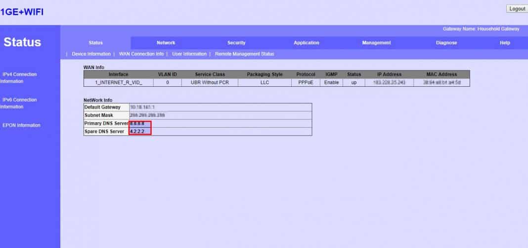 Проверьте DNS-сервер маршрутизатора