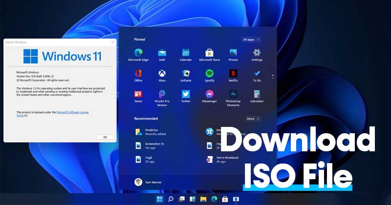 Загрузите ISO-файл Windows 11.