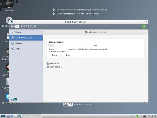 ESET SysRescue Live