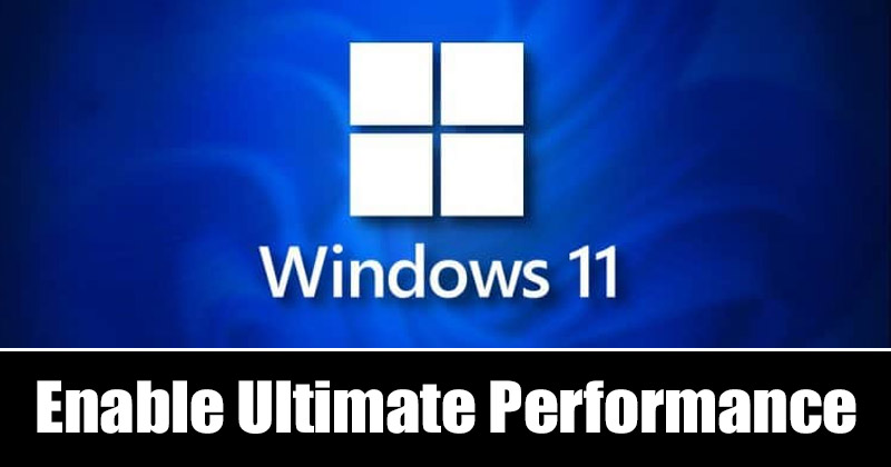 Как включить план электропитания Ultimate Performance в Windows 11