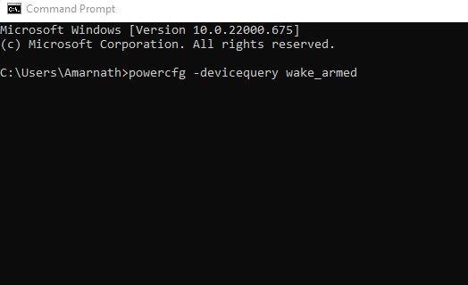 powercfg -devicequery Wake_armed