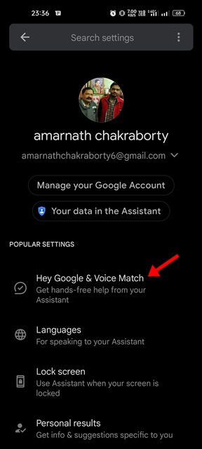 Привет, Google и Voice Match