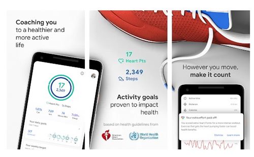 Google Fit – отслеживание фитнеса