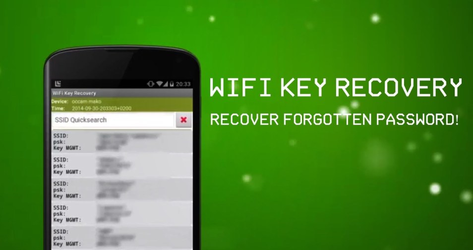Восстановить пароли Wi-Fi с помощью устройства Android
