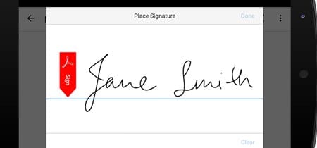 Добавление подписи в PDF на Android