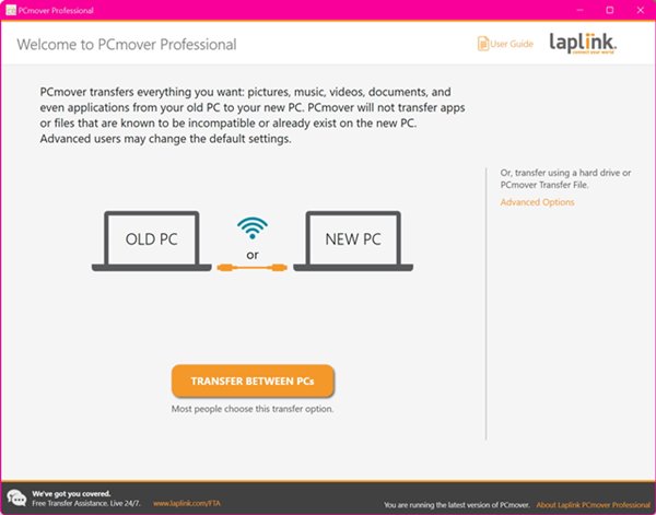 Laplink PCmover