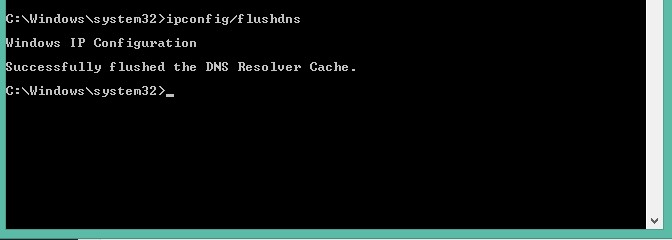 ipconfig/flushdns