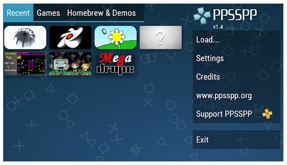 PPSSPP — эмулятор<div id=