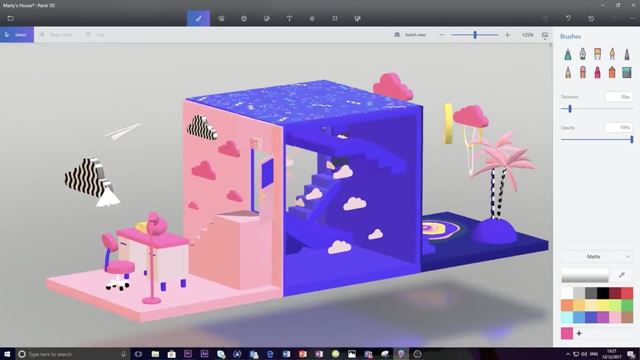 Загрузите и установите Paint 3D в Windows