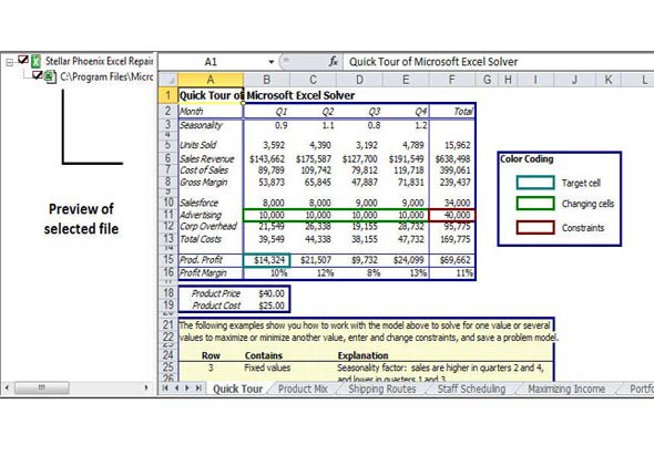 Ремонт Феникса Excel