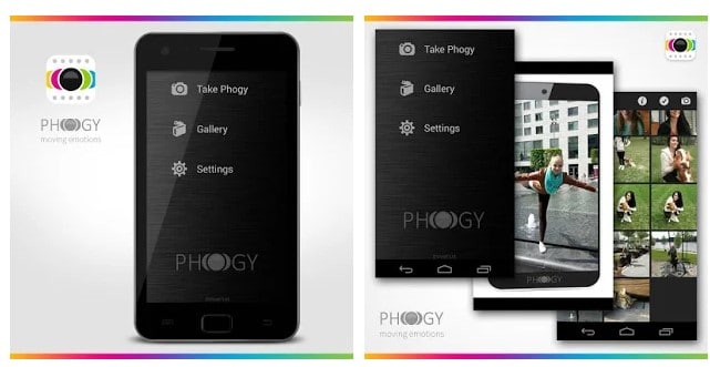 Установите приложение Phogy 3D Camera