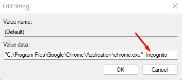 «C:\Program Files\Google\Chrome\Application\chrome.exe» — Инкогнито