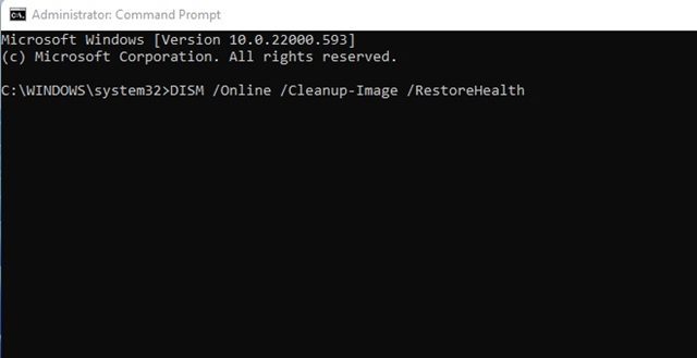 DISM/Online/Cleanup-Image/RestoreHealth