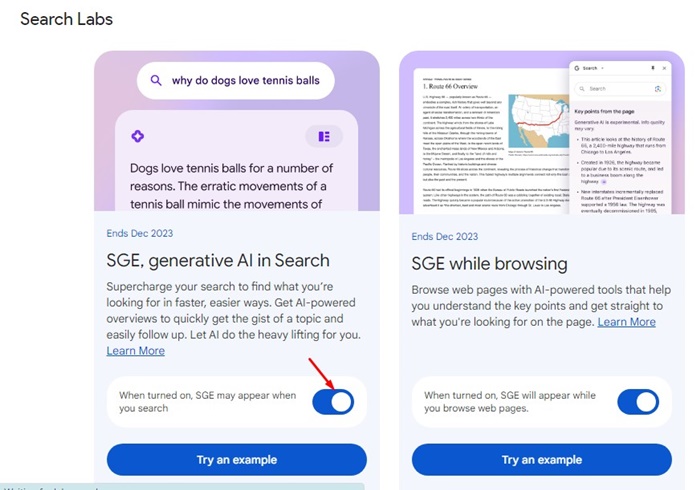 SGE, генеративный искусственный интеллект в поиске