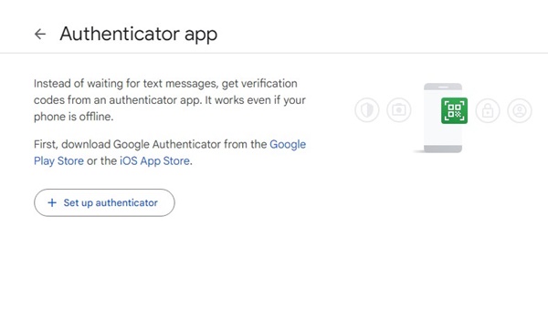 скачайте приложение Google Authenticator