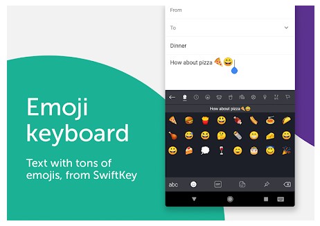 Клавиатура SwiftKey + смайлы