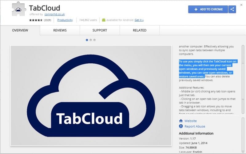 TabCloud