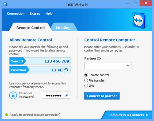 Загрузите автономный установщик TeamViewer