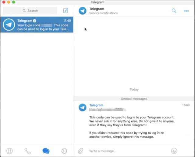 используйте Telegram на MacOS