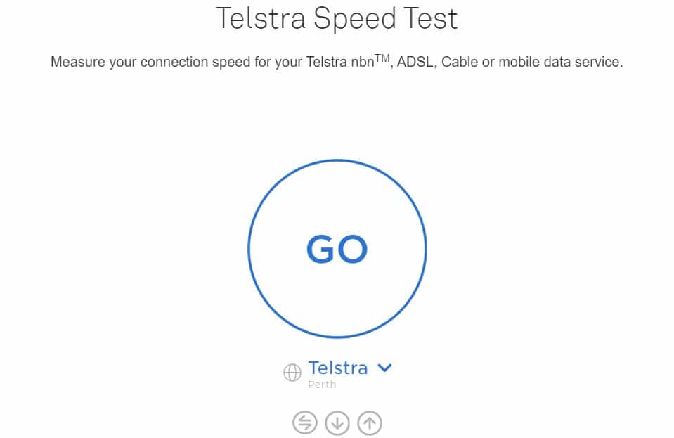 Тест скорости Telstra