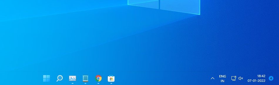 сделать панель задач Windows 11 полностью прозрачной