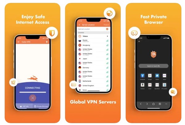 Частный браузер Turbo VPN