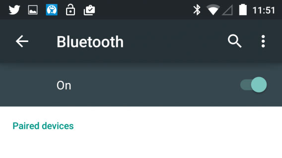 Выключите Bluetooth