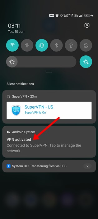 Вы используете VPN/прокси