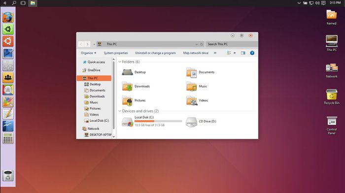 Ubuntu SkinPack для Windows 11