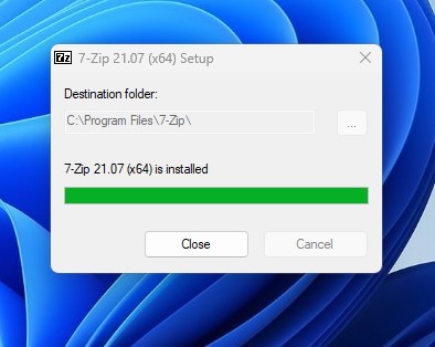 скачать и установить 7-Zip