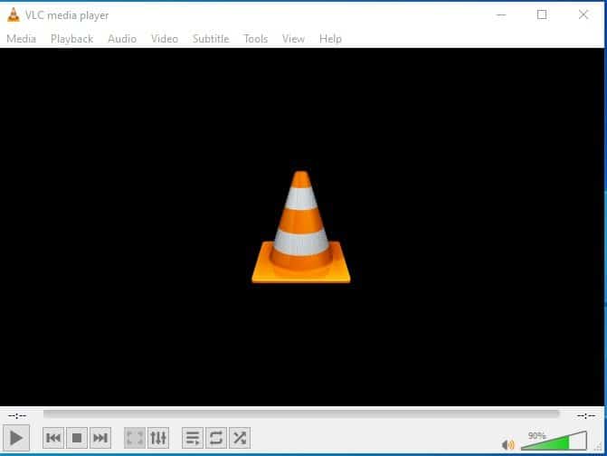 откройте медиаплеер VLC