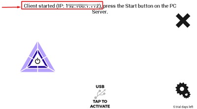 скопируйте IP-адрес