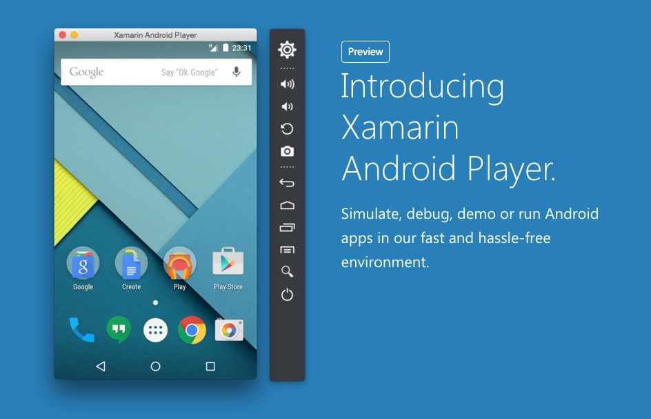 Xamarin Android Player для MAC