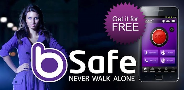 bSafe – приложение для обеспечения личной безопасности