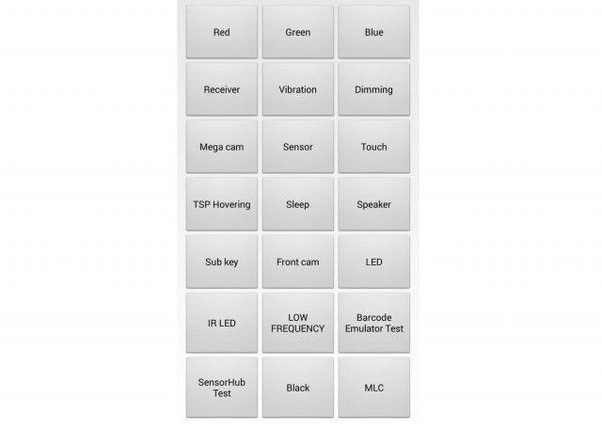 Проверьте функции оборудования (Samsung)