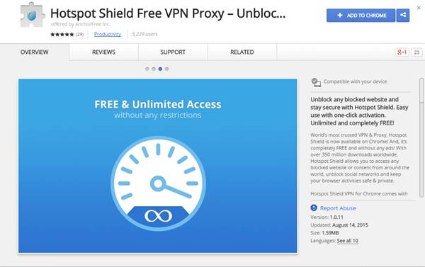 Hotspot Shield VPN