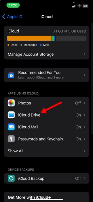 iCloud Диск