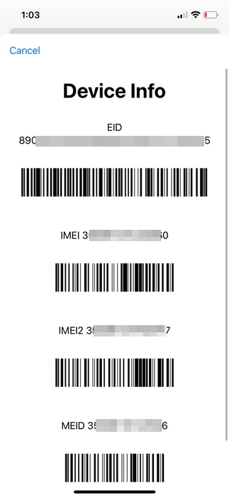 Номер IMEI вашего iPhone