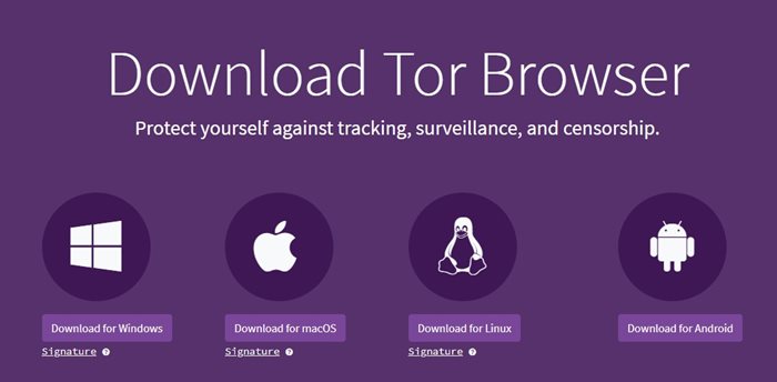 скачайте и установите Tor Browse